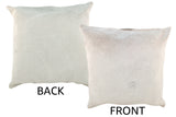 Grey Cowhide Pillow 20x20 #19004 by Hudson Hides