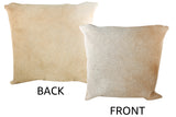 Grey with Beige Cowhide Pillow 20x20 #19256 by Hudson Hides