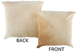 Grey with Beige Cowhide Pillow 20x20 #19472 by Hudson Hides