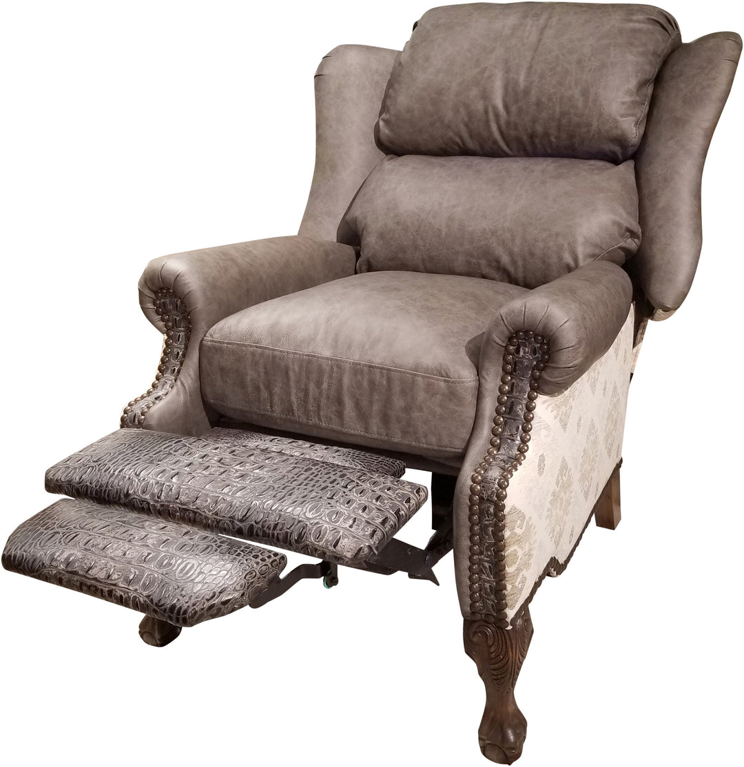 Modern Ranch Wingback Recliner