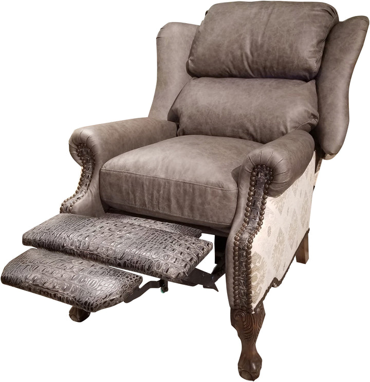 Modern Ranch Wingback Recliner