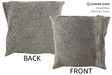 Grey Cowhide Pillow 16x16 #21065 by Hudson Hides