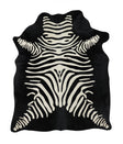Zebra X-Large Brazilian Cowhide Rug 7'0"H x 6'0"W #21867 by Hudson Hides