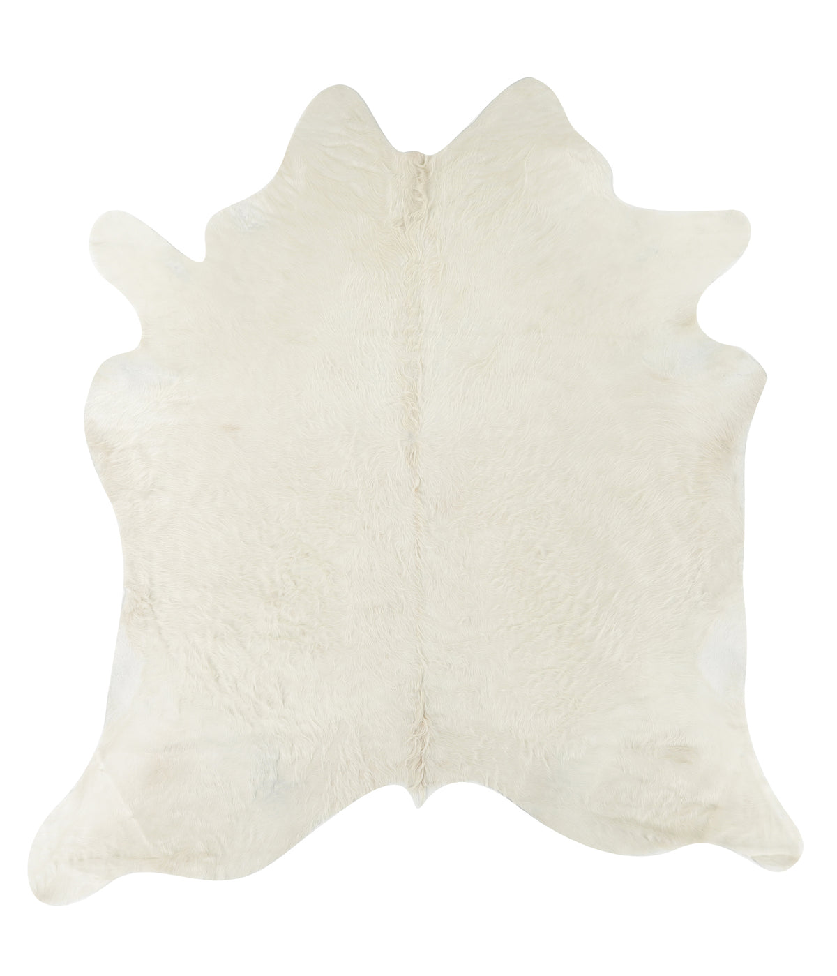 Solid White Cowhide Rug #22379