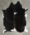 Black and White XX-Large Brazilian Cowhide Rug 7'11