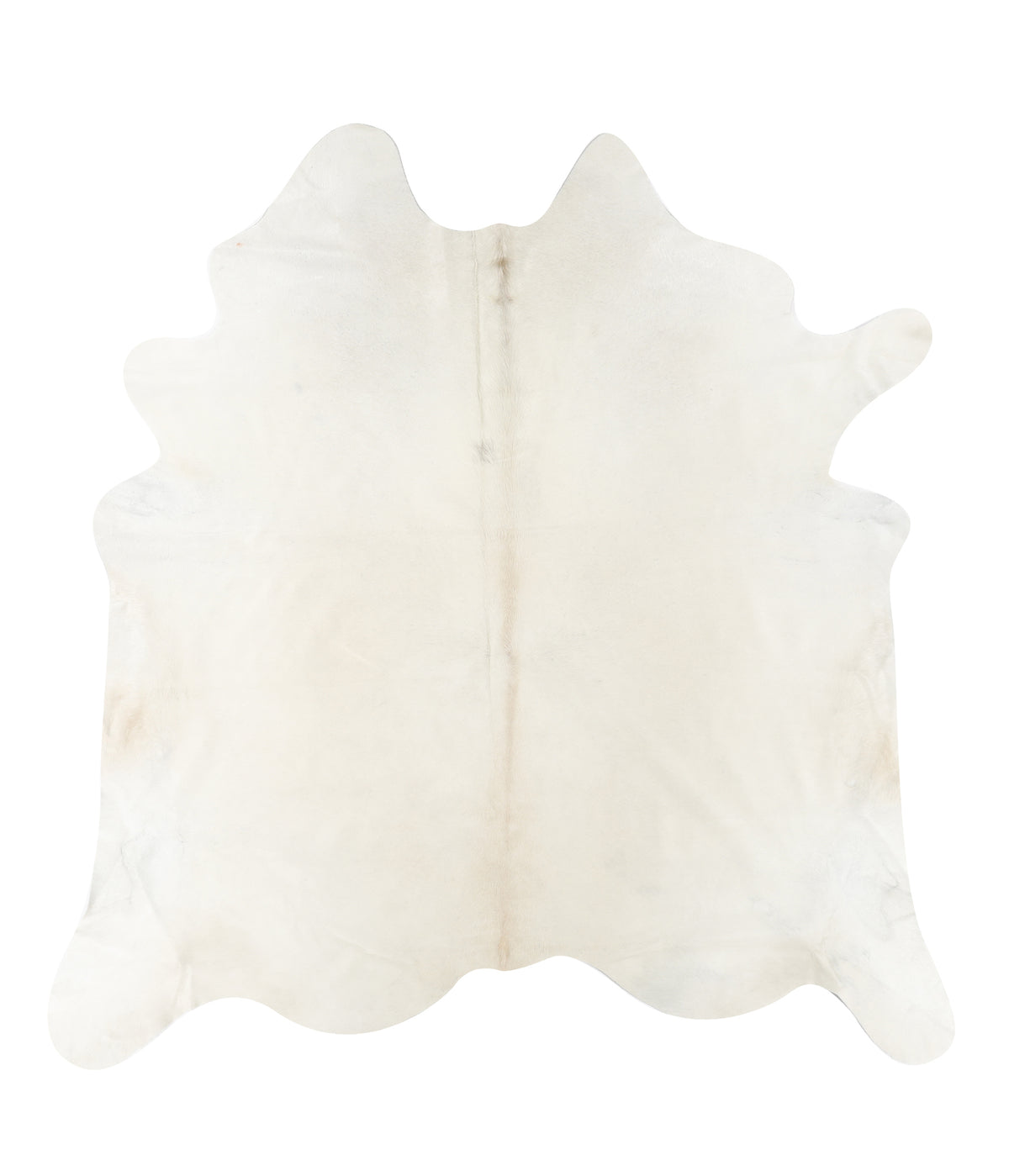 Solid White Cowhide Rug #23127
