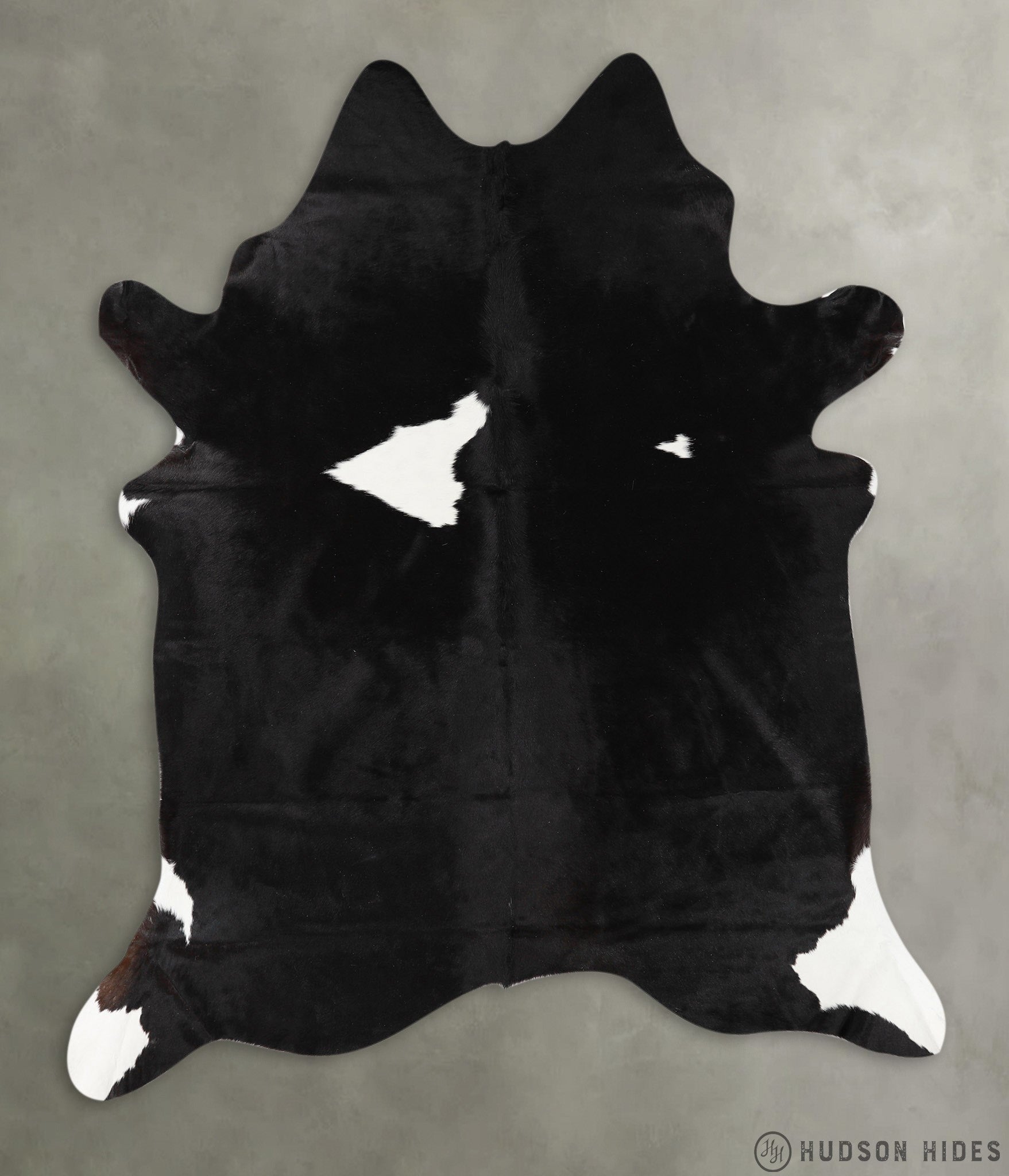 Black and White X-Large Cowhide Rug #23452
