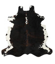 Tricolor X-Large European Cowhide Rug 6'8"H x 6'8"W #24191 by Hudson Hides