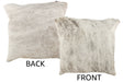 Grey Cowhide Pillow 16x16 #25155 by Hudson Hides