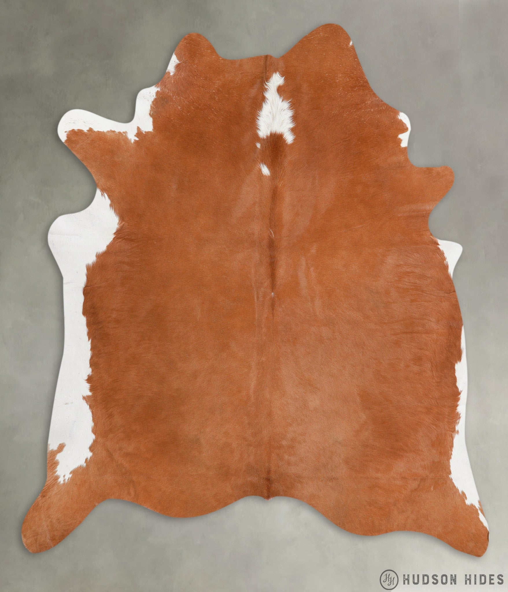 Brown and White Regular X-Large Cowhide Rug #27297