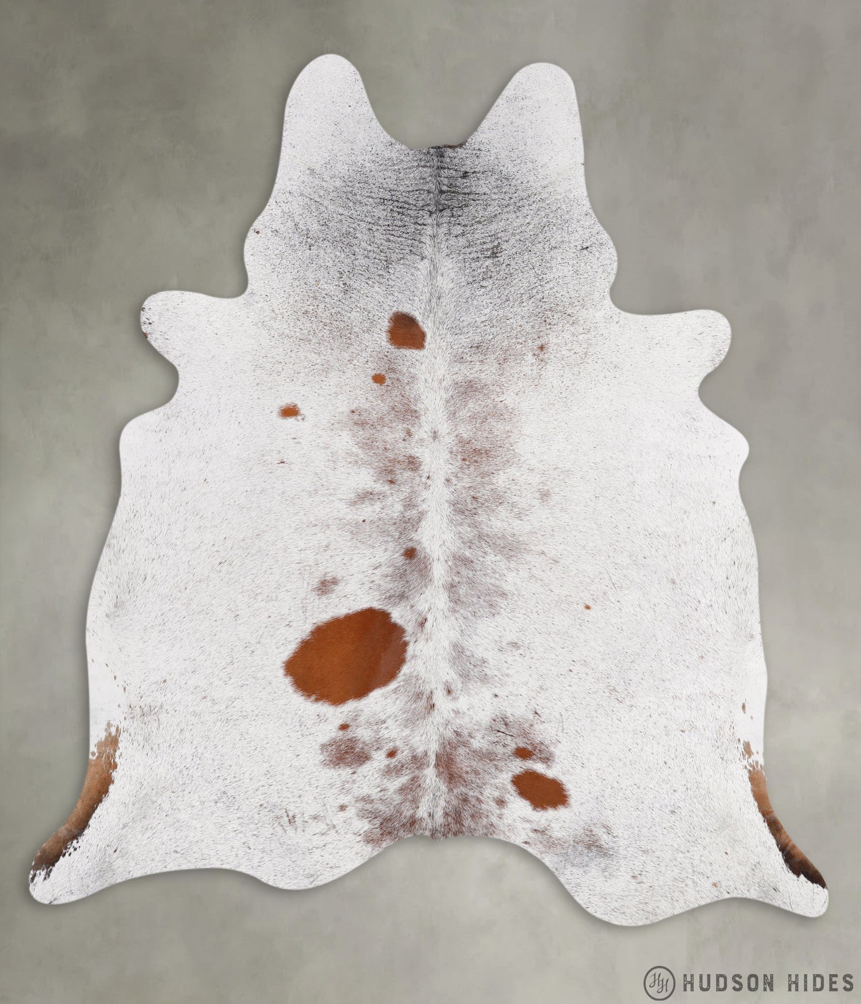 Salt and Pepper Brown X-Large Cowhide Rug #27445