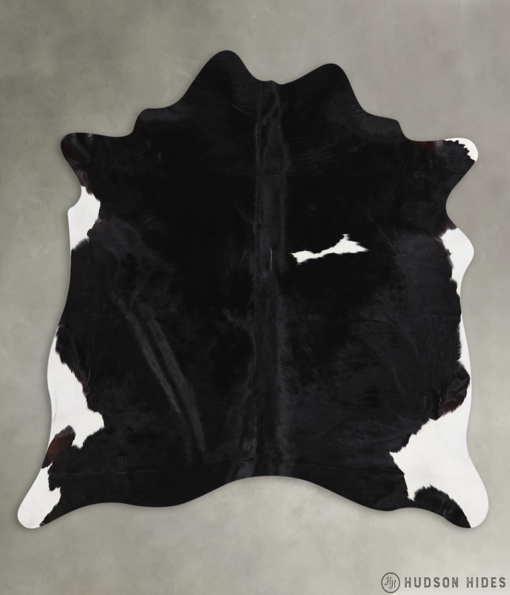 Black and White X-Large Cowhide Rug #27476