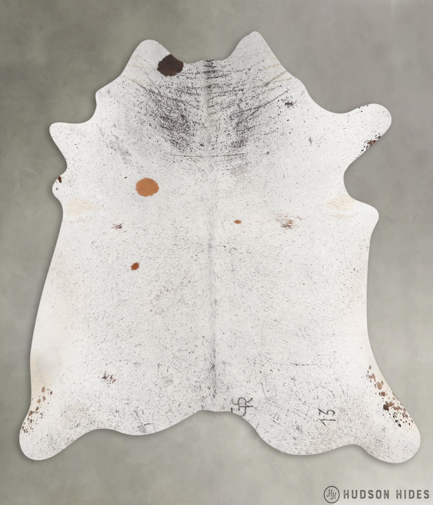 Salt and Pepper Brown X-Large Cowhide Rug #27517