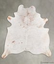 Salt and Pepper Brown X-Large Brazilian Cowhide Rug 7'0"H x 6'7"W #27539 by Hudson Hides