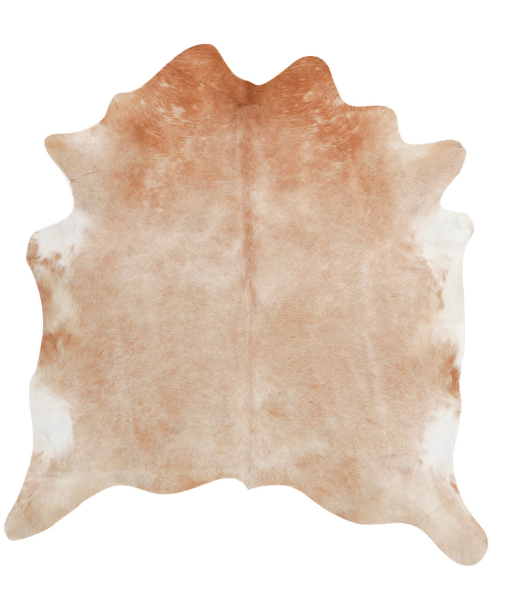 Light Caramel X-Large Brazilian Cowhide Rug 6'11"H x 6'5"W #27962 by Hudson Hides