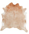 Light Caramel X-Large Brazilian Cowhide Rug 6'11