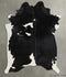 Black and White X-Large Brazilian Cowhide Rug 7'8