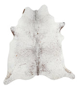 Salt and Pepper Black XX-Large Brazilian Cowhide Rug 7'9"H x 7'0"W #28237 by Hudson Hides