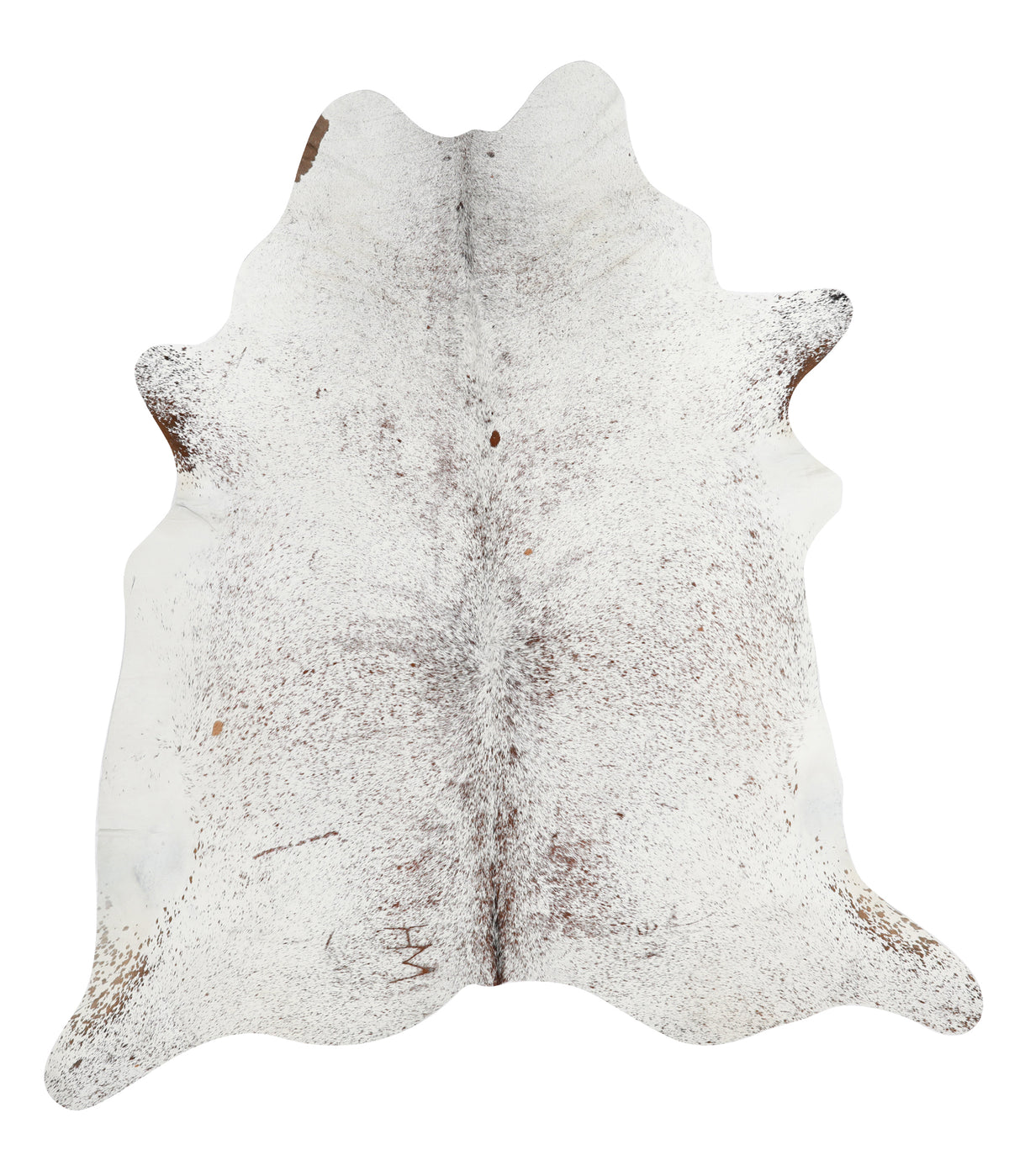Salt and Pepper Black Cowhide Rug #28237