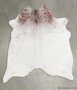 Salt and Pepper Brown X-Large Brazilian Cowhide Rug 6'10"H x 6'4"W #28335 by Hudson Hides