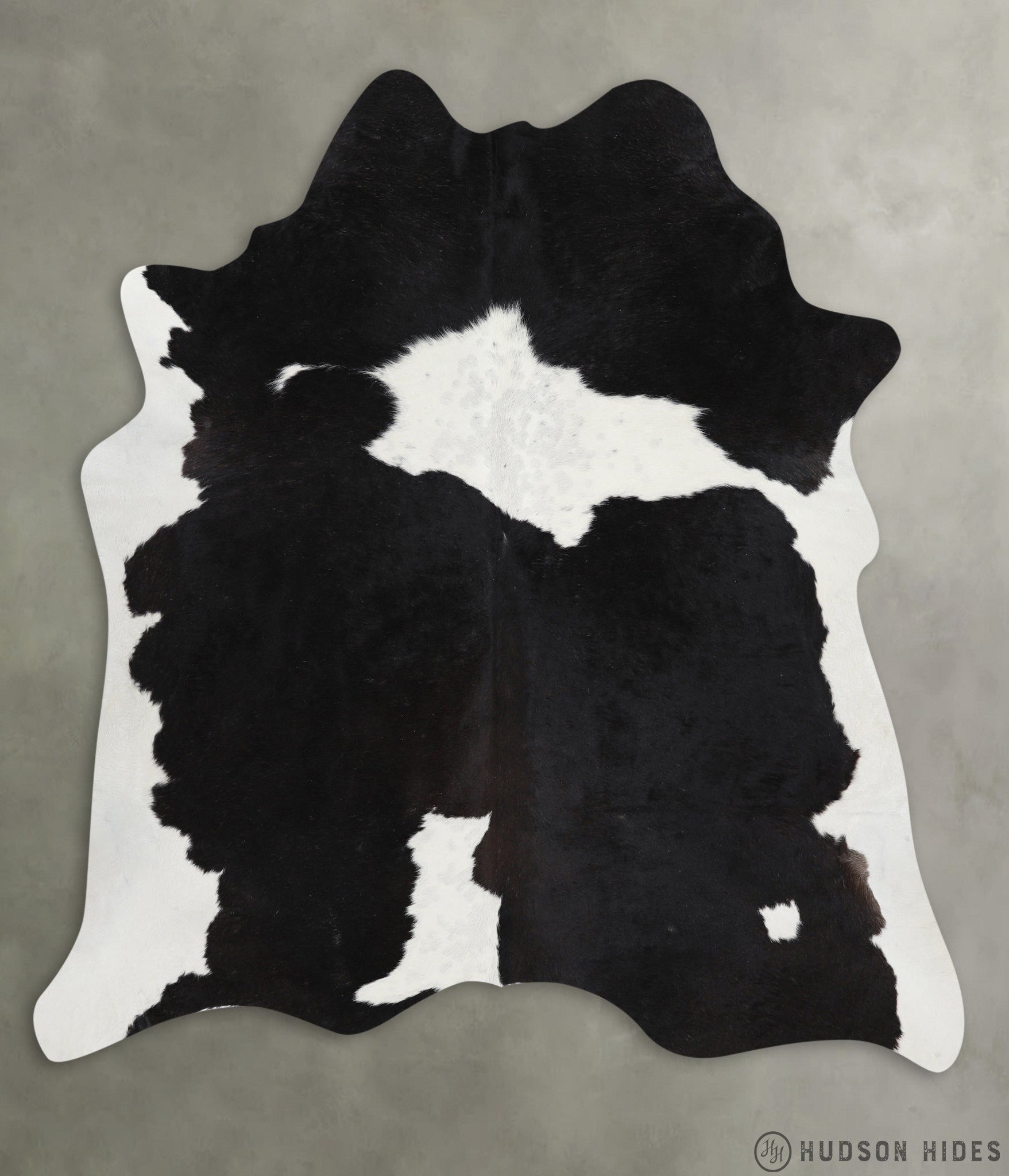 Black and White X-Large Cowhide Rug #28408