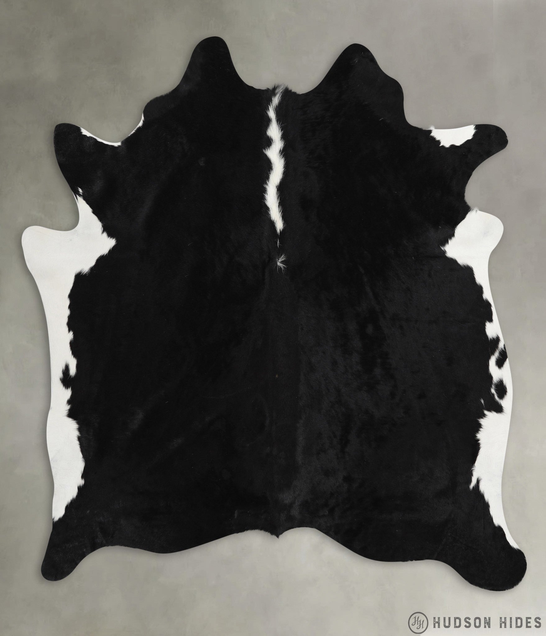 Black and White X-Large Cowhide Rug #29256