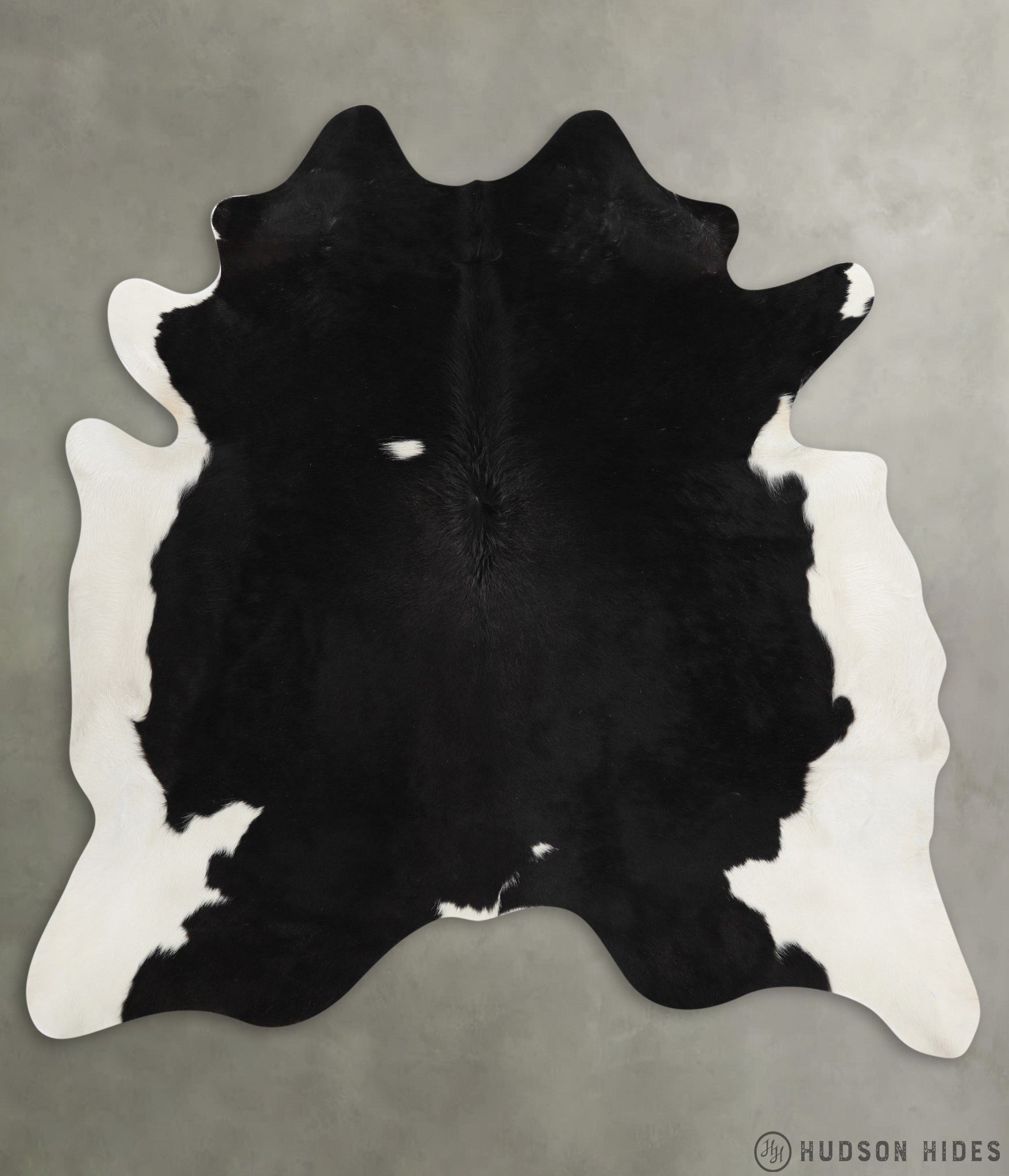 Black and White X-Large Cowhide Rug #29544