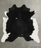 Black and White X-Large Brazilian Cowhide Rug 6'7