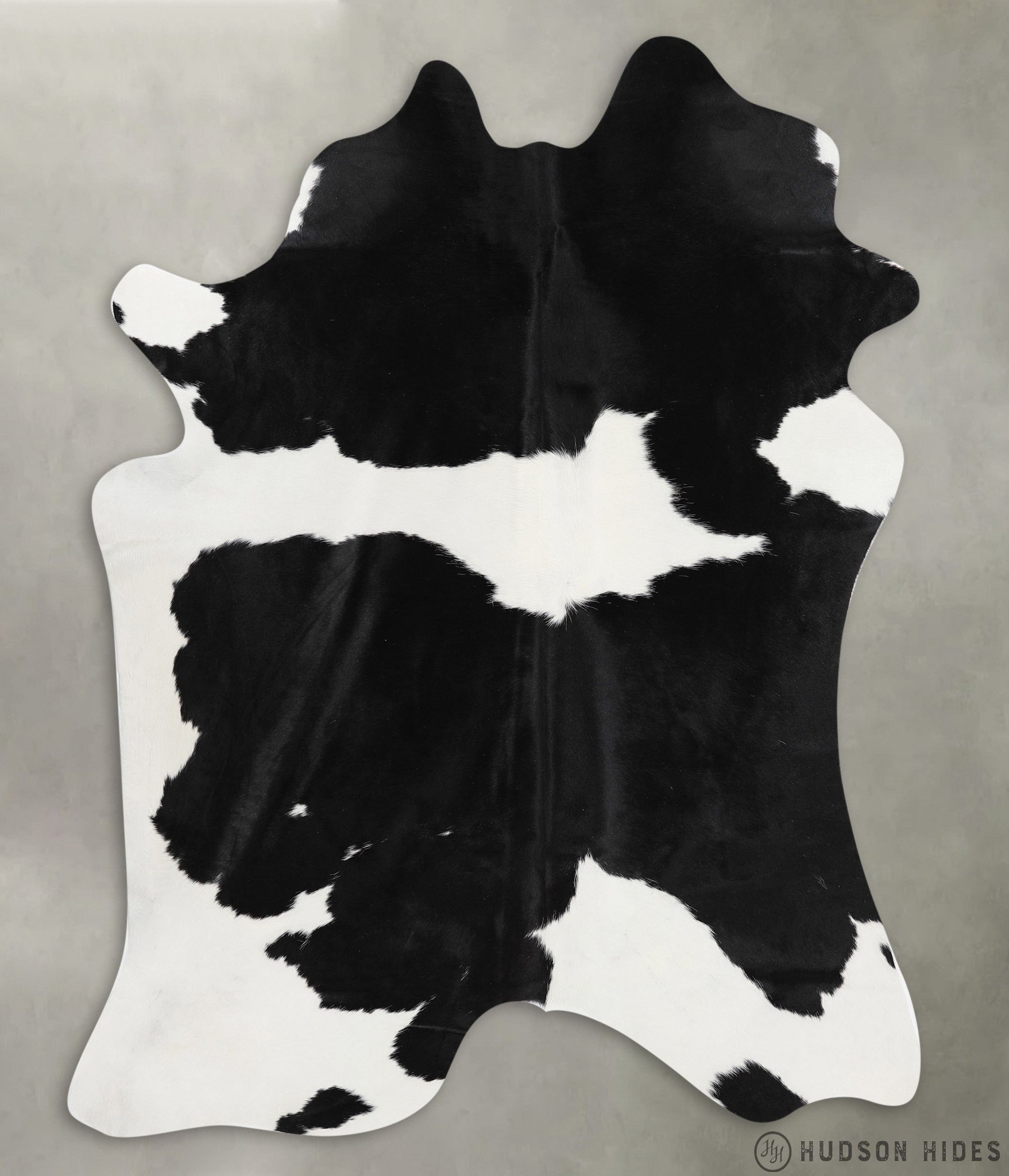 Black and White X-Large Cowhide Rug #29972