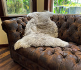 Dark Beige New Zealand Sheepskin 2' x 3' by Hudson Hides