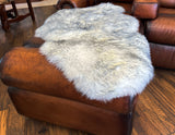 Gray Mist New Zealand Sheepskin 2' x 3' by Hudson Hides