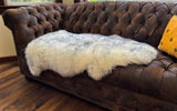 Gray Mist New Zealand Sheepskin 2' x 3' by Hudson Hides