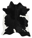 Black and White X-Large Brazilian Cowhide Rug 7'1"H x 5'11"W #30071 by Hudson Hides