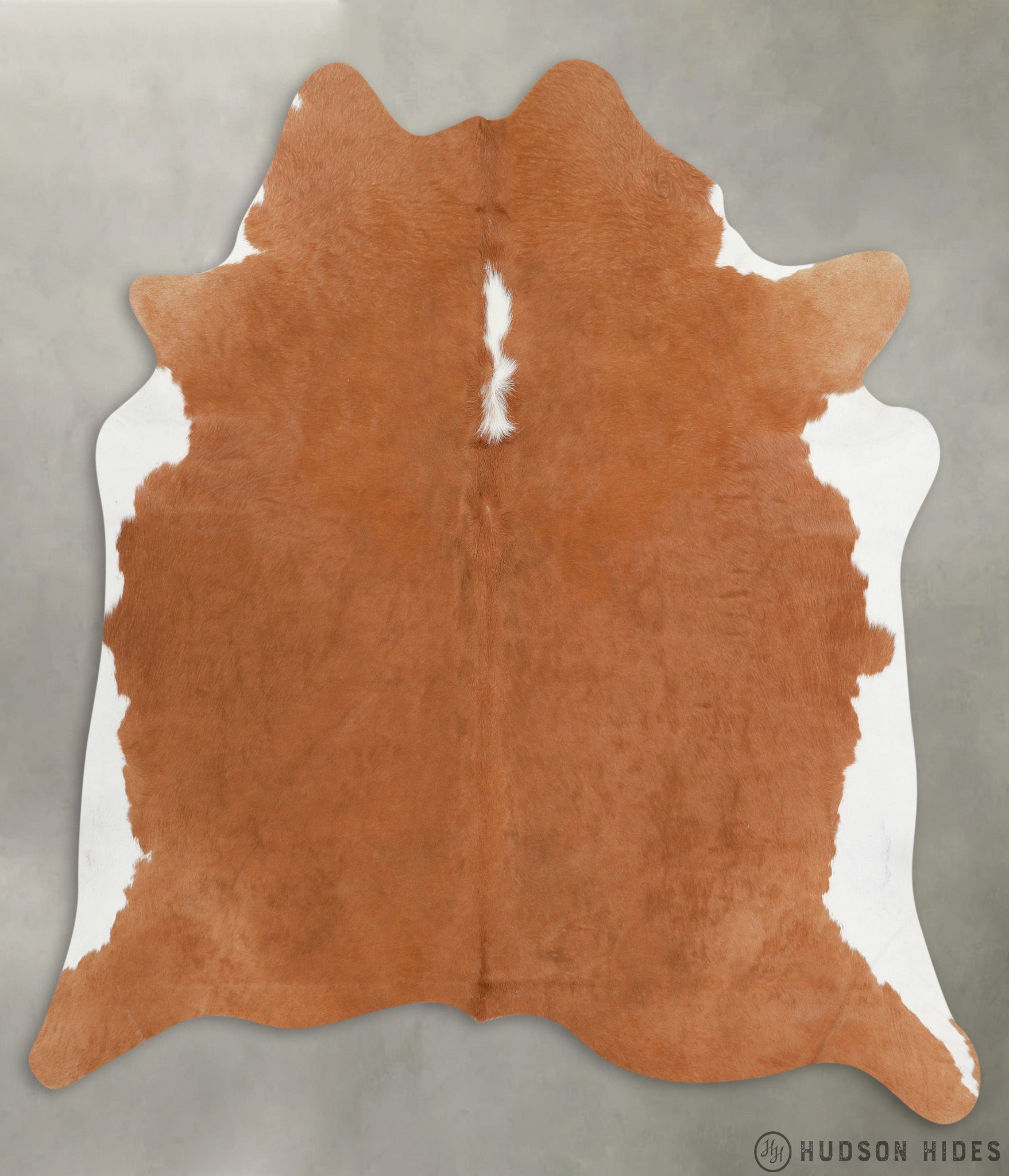 Brown and White Regular X-Large Cowhide Rug #30082