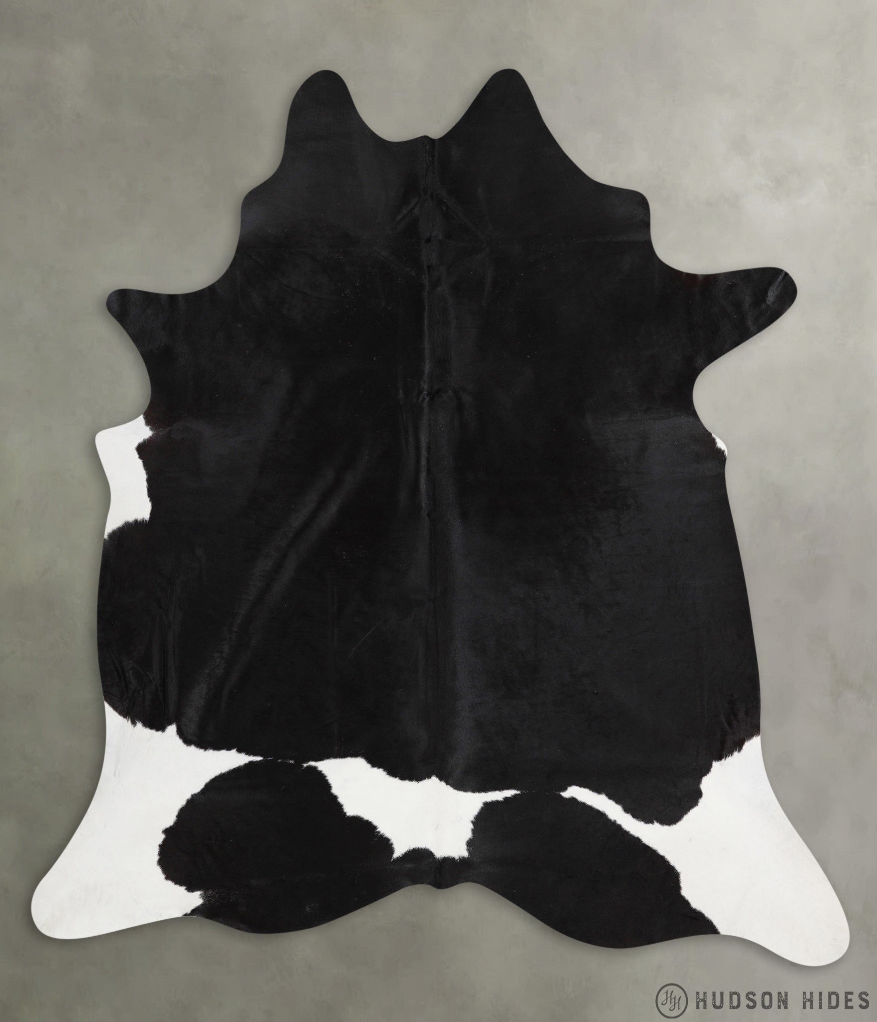 Black and White XX-Large Cowhide Rug #30336