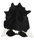 Black and White XX-Large Brazilian Cowhide Rug 7'11"H x 6'10"W #30336 by Hudson Hides