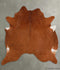 Solid Brown X-Large Brazilian Cowhide Rug 6'10