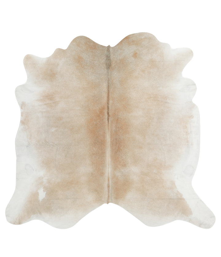 Grey with Beige X-Large Brazilian Cowhide Rug 6'10"H x 7'2"W #31102 by Hudson Hides