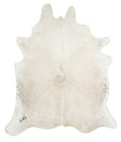 Medium Grey X-Large Brazilian Cowhide Rug 7'4"H x 6'2"W #31352 by Hudson Hides