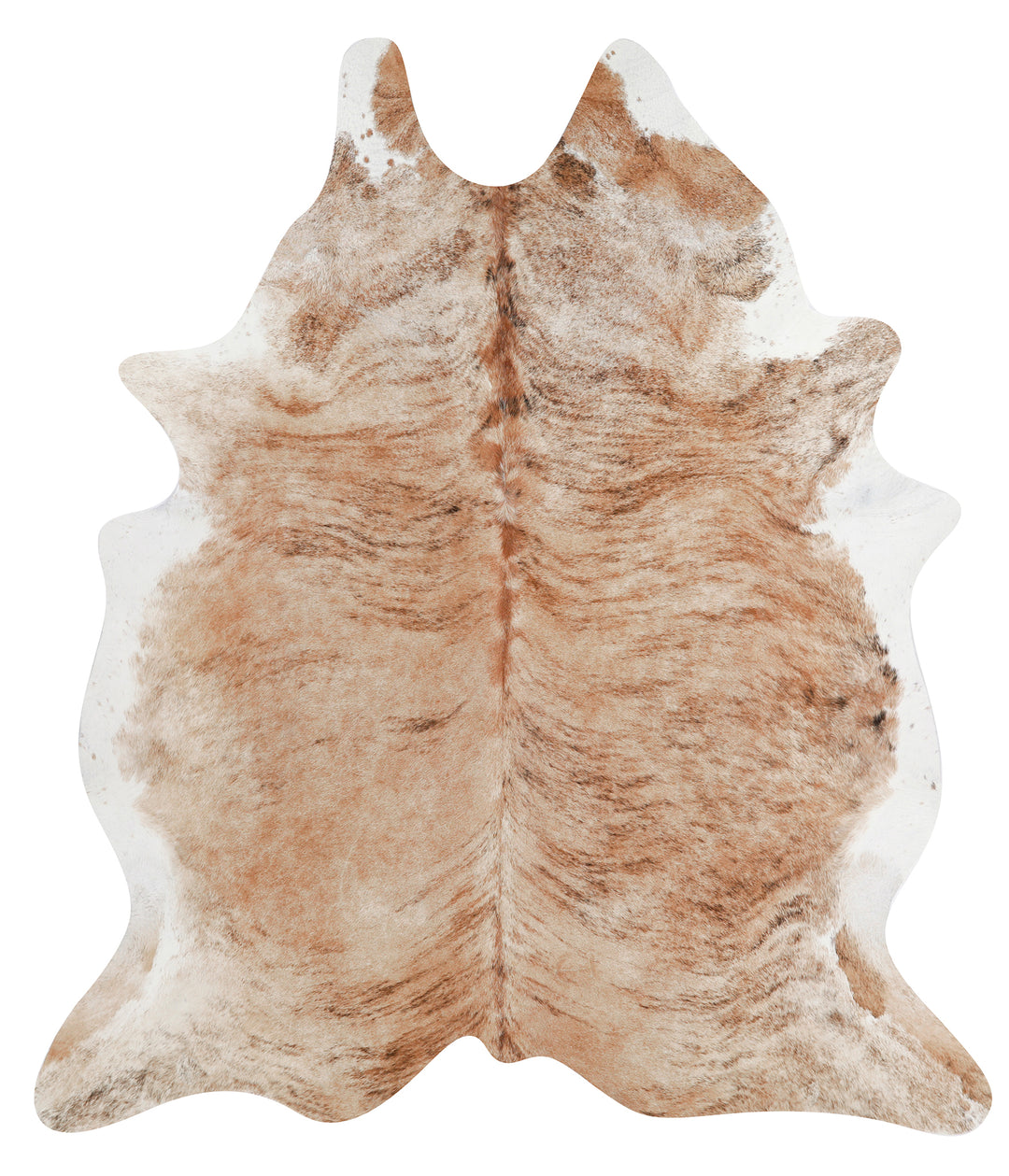 Light Brindle XX-Large Brazilian Cowhide Rug 7'11"H x 7'0"W #32334 by 