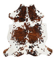 Tricolor X-Large European Cowhide Rug 6'11"H x 6'5"W #33134 by Hudson Hides