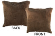 Taupe Cowhide Pillow 20x20 #33734 by Hudson Hides