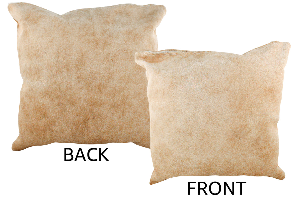 Beige Cowhide Pillow #33790