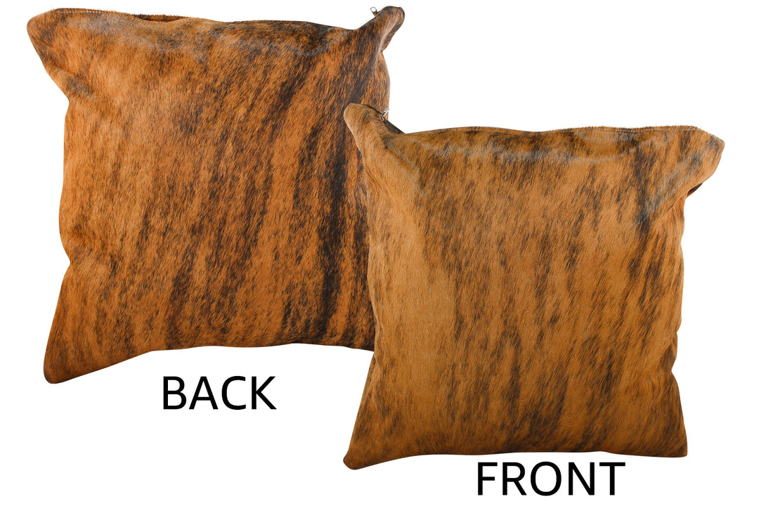 Medium Brindle Cowhide Pillow 20x20 #34195 by Hudson Hides