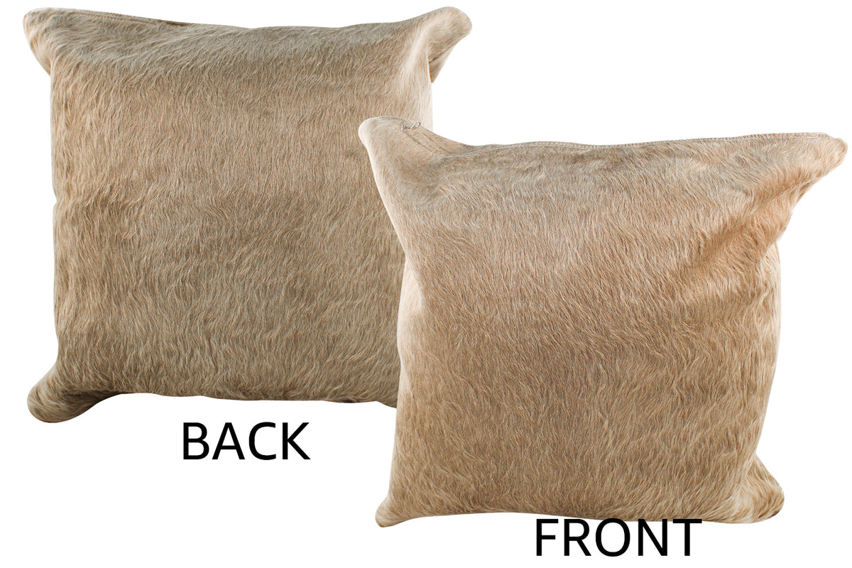 Champagne Cowhide Pillow #34314