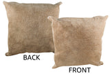 Taupe Cowhide Pillow 20x20 #34315 by Hudson Hides