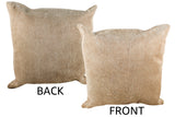 Champagne Cowhide Pillow 20x20 #34322 by Hudson Hides