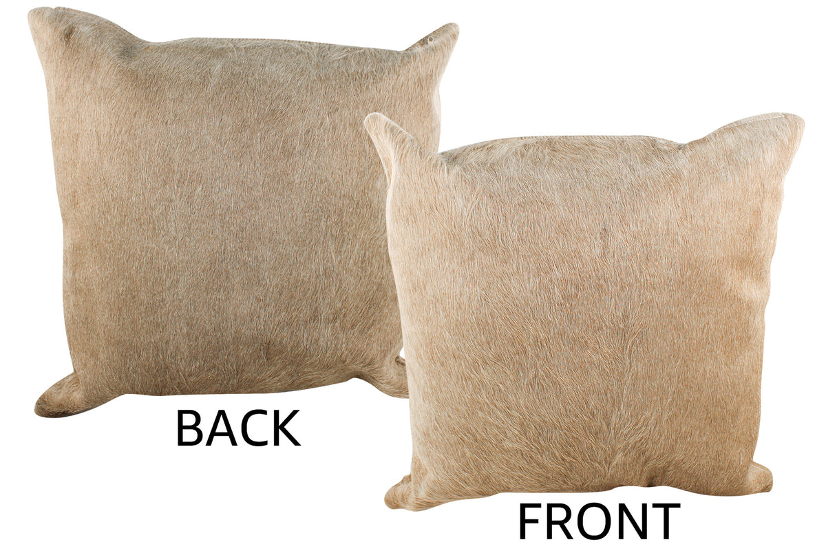 Champagne Cowhide Pillow #34322