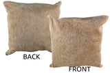 Taupe Cowhide Pillow 20x20 #34324 by Hudson Hides