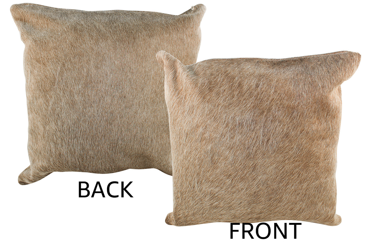 Taupe Cowhide Pillow #34324